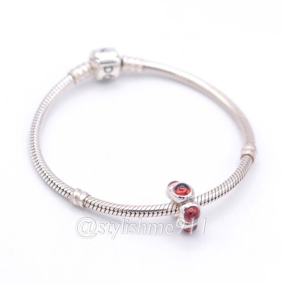 Authentic PANDORA Garnet Cabochon Charm - 790538GR - Picture 5 of 9